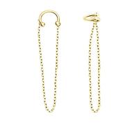 SOFIA MILANI - Pendientes para Mujeres en Plata de Ley 925 - Chapados en Oro - Pendientes Colgantes de Cadena - E1183