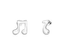 SOFIA MILANI - Pendientes para Mujeres en Plata de Ley 925 - Octava/Cuarta Nota - Pendiente de Botón de Nota Musical - E1789