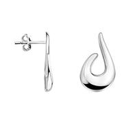 SOFIA MILANI - Pendientes para Mujeres en Plata de Ley 925 - Pendiente de Botón de Curvado - E1604