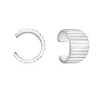 SOFIA MILANI - Pendientes para Mujeres en Plata de Ley 925 - Pendientes de Piercings Falsos Cartílago Acanalado - E1251