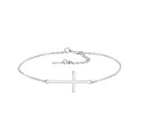 Sofia Milani - Pulsera para Mujeres en Plata de Ley 925 - Colgante de Cruz - 30177