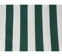 Sofia - Tela a rayas blancas de 4 cm de ancho para cortinas, tapicería, decoración del hogar, camino de mesa, 140 cm de ancho (1 metro, verde oscuro)