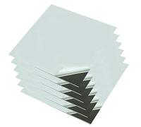 SOFIALXC Lámina De Acero Inoxidable Superficie De Espejo Superficie De Pulido-100mmx100mmx Thick:0.6mm 6pcs