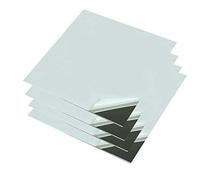 SOFIALXC Lámina De Acero Inoxidable Superficie De Espejo Superficie De Pulido-100mmx100mmx Thick:1mm 4pcs