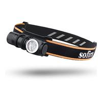 Sofirn HS10 Mini Lámpara Frontal EDC Potente Multifunción Max 1100 Lúmenes Alcance Max 129 Metros IPX 8 Impermeable Lámpara Acodada LED Recargable para Deportes, Trabajo, Pesca, etc