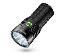 sofirn Q8 Plus Linterna superbrillante máxima de 16000 lúmenes, potente linterna recargable con 6 LED de alta potencia, Anduril 2 UI, tiempo de funcionamiento ultra largo para camping, búsqueda,