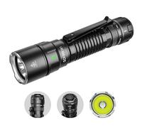 Sofirn SK1 LED Táctica Linterna con interruptor giratorio magnético, recargable por USB-C, 1300 lúmenes, alcance máximo de 479 m, 6 modos de iluminación para actividades.