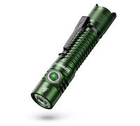 Sofirn SP31 V3.0 Verde - Linterna táctica 1200 lúmenes, 5000 K, recargable, con 8 modos de luz, luz EDC IPX8, con batería recargable, para camping, senderismo,