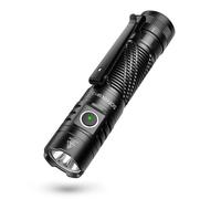 Sofirn SR12 - Linterna de bolsillo recargable con luz LED - Linterna pequeña potente y brillante, luz EDC de 1300 pies de largo, linterna magnética de alto lúmenes, IP68 impermeable, interfaz de