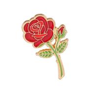 Sofisticado broche de solapa con diseño de rosas que añade un toque de elegancia a cualquier atuendo u ocasión, regalo para amantes de las flores