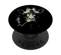 Sofisticado diseño de Jirafa Divertido Animal Hipster Estilo PopSockets PopGrip Adhesivo