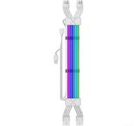 Sofisticados cables de fuente de alimentación ARGB diseñados para sincronizarse maravillosamente con otros componentes en tu construcción (2 x 8P)