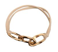 Sofisticados coleteros de metal para el pelo, de moda y cómodos, elásticos para mujer