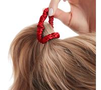 Sofisticados coleteros de seda suave, a la moda y cómoda, para mujer, banda elástica para el pelo