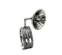 Sofisticados duales usan joyería de cobre Clip de oreja hecho a mano o anillos llamativos Accesorios para looks de Cubierta de oreja contemporánea