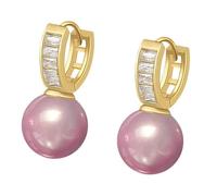 Sofisticados pendientes de perlas con agua dulce auténtica y cobre resistente, adecuados para cualquier ocasión, usa joyas naturales