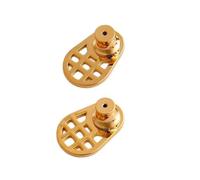 Sofisticados respaldos de pendientes, elevadores resistentes, soportes resistentes para aretes grandes, diseño de malla segura, parte trasera sofisticada, H, como se describe, como se describe