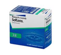 SofLens 38 BAUSCH + LOMB lentillas mensuales esféricas, 6 unidades / 8.7 BC / 14.00 DIA / -01,75