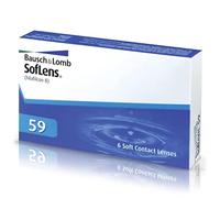 SofLens 59 BAUSCH + LOMB lentillas mensuales esféricas, 6 unidades / 8.6 BC / 14.20 DIA / -04,25