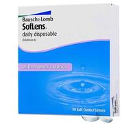 SofLens Daily Disposable BAUSCH + LOMB lentillas diarias esféricas, 90 unidades / 8.6 BC / 14.20 DIA / -03,25