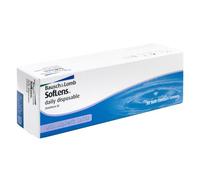 SofLens Daily Disposable, paquete de 30 unidades de Bausch & Lomb, DIA: 14.20, BC: 8.60, Dioptrías: -3.75