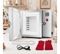 Soflightmok Horno Eléctrico 1500W para Eliminación de Cera, 800°C