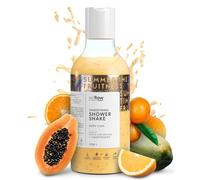 Soflow Gel de Papaya y Naranja - Gel de Ducha Exfoliante y Revitalizante con Aceite de Argán para Una Piel Suave Sedosa - Experiencia Sensorial Refrescante Nutritiva