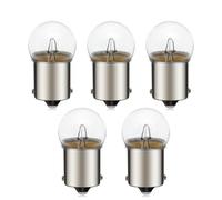 SOFOC-1156 BA15S R5W Luz de Intermitente Luz de Freno Luz de Reversa Para Coche/Moto G18 Bombilla 24V 5W Blanco Cálido 5Pcs