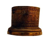 Sofoc 8772759 Carpa pie para Muebles de latón Dorado imitación óxido, latón, Doré - Imitation Rouille, 5,5 x 5,5 x 2,6 cm