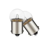 SOFOC BA15S 24V 5W 1156 Bombilla blanco cálido luz marcha atrás lateral 180°Pasador P21W Contacto único Base bayoneta Mini G18 2Pzas