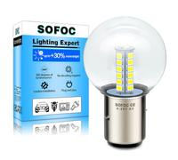 SOFOC BA20S LED Blanco G40 6-30V 6V/12V/24V Moto/Coche Faro 1Pza | 6V-30V AC/DC • Haz Único • Diseño 1:1 G40 • Base Bayoneta • Iluminación 360° • Plug & Play • Libre de Errores • 500/200LM