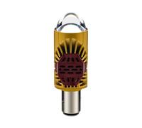 SOFOC Bombilla de Faro LED BA20D 3570 9SMD 9V-60V 40W Luz Blanca Diseño de Haz Alto/Bajo con Ventilador de Refrigeración Integrado para Moto y Vehículos Eléctricos Alto Rendimiento 1Pz