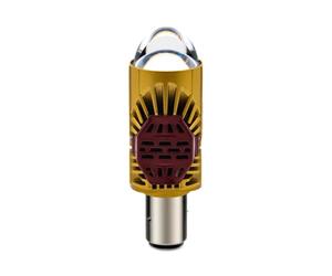 SOFOC Bombilla de Faro LED BA20D 3570 9SMD 9V-60V 40W Luz Blanca Diseño de Haz Alto/Bajo con Ventilador de Refrigeración Integrado para Moto y Vehículos Eléctricos Alto Rendimiento 1Pz