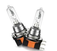 SOFOC-H15 12V Bombilla Halógena Luz Diurna Diseño Corto/Largo Alcance Doble Filamento Blanco Cálido 55W/15W PGJ23t-1 2Pzs