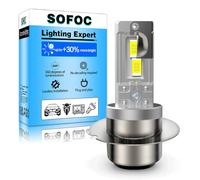 SOFOC P36D Bombilla Bpf Led 500% Más Brillante Que Las Halógenas Faros Blancos Para Motocicletas/Automóviles DC 12V-18V 60W 4000Lm Diseño De Luz Alta Y Baja 1Pcs