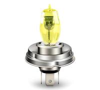 SOFOC P45T R2 12V 100/90W Bombilla halógena para moto, coche clásico y tractor T16 Amarillo Luz alta/baja 3 patillas Base brida prefoco 1 ud