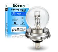 SOFOC P45T R2 12V 45/40W Halógena Moto/Tractor G40 Blanco Cálido Hi/Lo 1ud