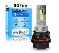 SOFOC PH11 Bombilla Led 500% Más Brillante Que Las Halógenas Faro Delantero Para Motocicleta/Coche Blanco DC 12V-18V 60W 4000 Lm Diseño De Luz Alta Y Baja 1Pcs
