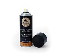 SOFOLK Pintura plástica de Alta Resistencia para Coches, salpicadero, embellecedores de Puertas, Parachoques 01-Matt Black