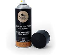 SOFOLK Pintura plástica de Alta Resistencia para Coches, salpicadero, embellecedores de Puertas, Parachoques 03-Glossy Anthracite