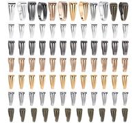 SOFPLATE 1 caja 600 piezas de 6 colores Cierre de Clip de Pellizco de Plata Fianzas Colgantes de Oro Fianza A Presión A Granel Gancho de Hierro de Oro Rosa Cierres de Garra Dijes Conector de Cadena pa