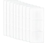 SOFPLATE 10 Hoja 300 Tiras de Cinta Adhesiva para Uñas Tiras Rectangulares de Doble Cara Papel Blanco Autoadhesivo Cintas de Montaje Adhesivas para Manicura Diseño de Arte Escaparate Embalaje.