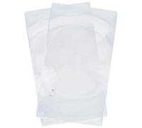 SOFPLATE 2 Lupa Fresnel de 2.2 Hojas Lupa de Página Completa de 9.9 x 5.7 Pulgadas Rectangular Acrílico Transparente Plana Óptica Marcapáginas para Libros Lectura Inspección de Joyas Coleccionista.