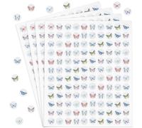 SOFPLATE 20 hoja de 2400 mini Pegatinas de Mariposa Pegatinas de Insectos Pequeños de 13mm Papel de Puntos Redondos Autoadhesivas Etiquetas de Mariposas Despegar Y Pegar para Estudiantes Calendario de