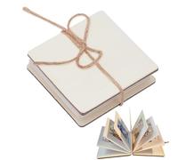 SOFPLATE 4 juego de Mini Álbum de Recortes Pequeño Tipo Acordeón Papel Cuadrado de Tapa Dura Tarjeta Elástica Autoadhesiva Plegable Portafotos Libro de Recuerdos para Regalos Aniversario Boda Cumpleañ