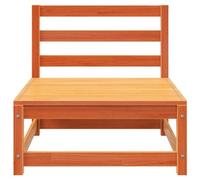 Sofras de Pino de Pino de Madera Sólida sin Brazo 3 Piezas, con una Cómodo Experiencia en el Asiento para el Diseño Modular y la Protección Impermeable, en Cera Marrón 70x70x67