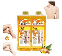 Soft 7 Turmeric Oil,Soft 7 Oil,Veetgold Body Oil,Turmeric Body Oil,Turmeric Oil,Natural Moisturizing Body Oil for All Skin Types,Relieve Dryness (2 Pcs, 200ml)
