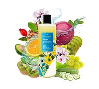 SOFT Agua Micelar BIO 6 en 1 I Piel Seca y Sensible I 100% Natural con 69% Ingredientes Ecológicos I Desmaquillante, Tónico y Limpiador Facial Suave 400 ml