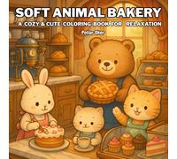 Soft Animal Bakery: A Cozy & Cute Coloring Book for Relaxation