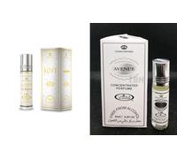 Soft & Avenue Concentrated Perfume Oil Pack of 2 | Long-Lasting Alcohol-Free Attar | 6ml Roll-On for Men & Women